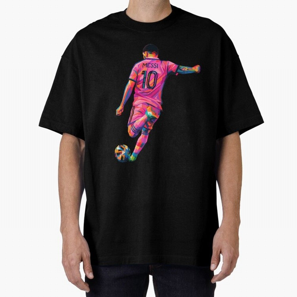 Lionel Messi - Inter Miami Wpap Art Classic T-Shirt Fuel the Hype around FIFA World Cup 2026 Spirit, Connected to Brazil, CR7 and Messi, Championship Spirit, Famous Goals, Roaring Crowds and International Football Unity; Perfect for People Who Love