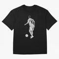 Lionel Messi Black and White Version Classic T-Shirt Step into FIFA World Cup 2026 Spirit, Built around Argentina, France and Brazil, Messi, CR7 and Mbappe, Match Day Excitement, Supporter Culture, Golden Goals and Global Football Passion; Perfect