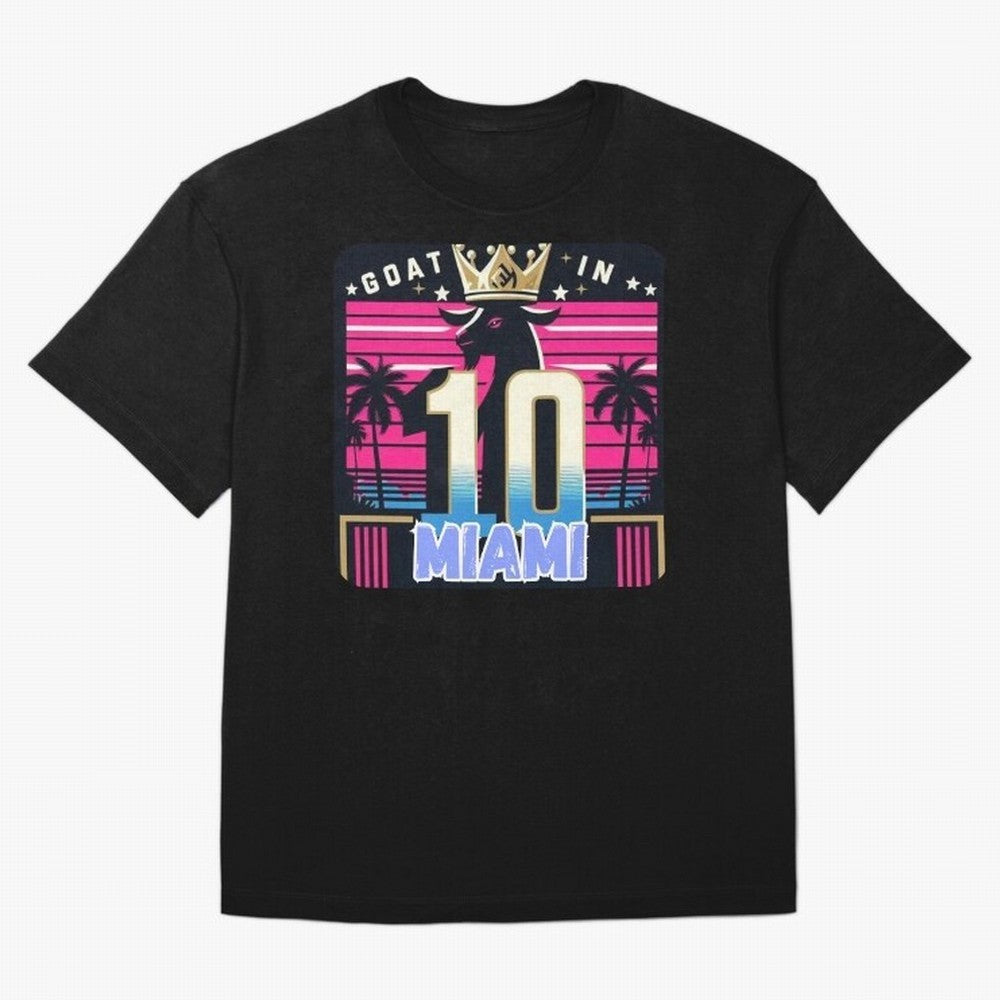 GOAT IN MIAMI | Messi Classic T-Shirt Celebrate Unforgettable Nights in Match Day Hype around FIFA World Cup 2026 Group Stage, Haaland, Spain, Global Supporter Spirit, Legendary Goals, National Colors and Tournament Celebration; Perfect for People