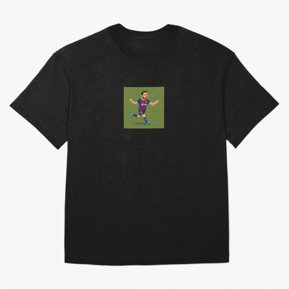 Lionel Messi Barcelona Pixel Art Tribute Classic T-Shirt Experience the Global Stage of Match Day Hype around FIFA World Cup 2026 USA Canada Mexico, Cristiano Ronaldo, Haaland and CR7, Spain, Global Supporter Spirit, Legendary Goals, National