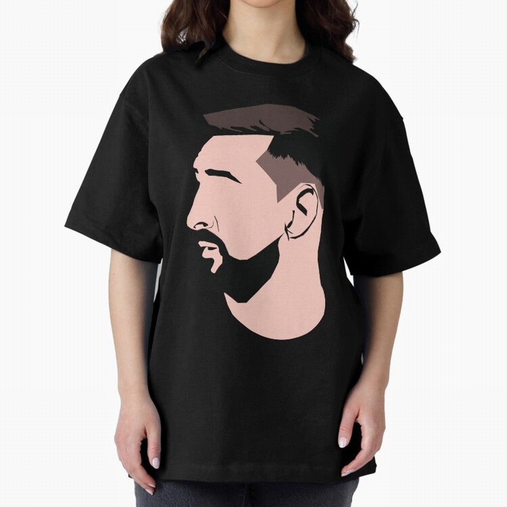 Lionel Messi illustration Classic T-Shirt Feel the Trophy Chase of Global Football Passion for FIFA World Cup 2026 Group Stage, Inspired by CR7, England and Germany, Vintage Soccer Flavor, Modern Football Stars, National Flags and Final Night