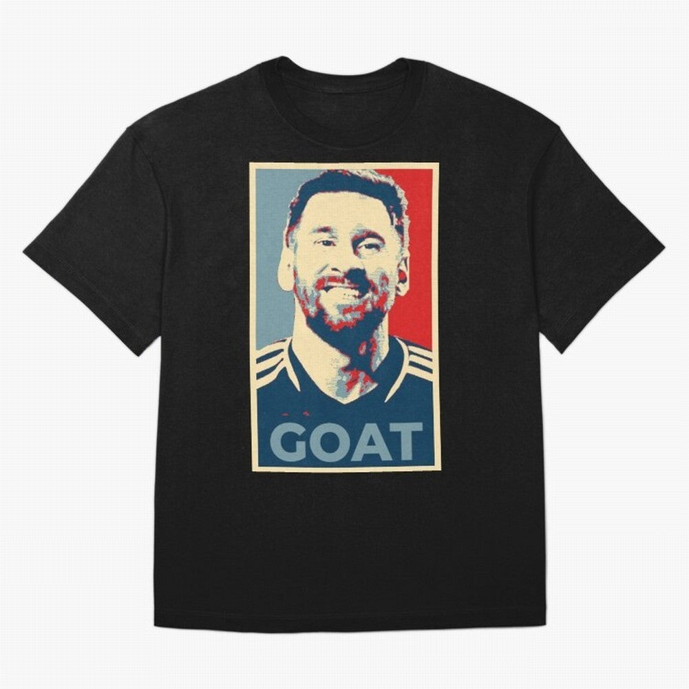 Messi - Hope Oversized T-Shirt Share FIFA World Cup 2026 Spirit, Featuring Argentina, France and Brazil, Neymar, Stadium Memories, Football Loyalty, International Chants and Championship Tradition; Great for Supporters Who Love Legendary Players,