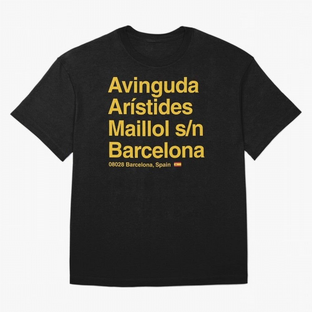 FC Barcelona Futbol Soccer Stadium Street Address Classic T-Shirt Honor FIFA World Cup 2026 USA Canada Mexico Spirit, Celebrating England, France and Netherlands, Mbappe and Neymar, Goal Celebration Energy, Supporter Heritage, Football Icons and