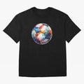 Football Soccer Ball Watercolor Illustration Drawing Classic T-Shirt Capture Stadium Memories from Match Day Hype around FIFA World Cup 2026 Group Stage, Messi, CR7 and Mbappe, Germany, Global Supporter Spirit, Legendary Goals, National Colors and