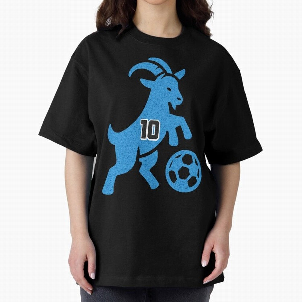 GOAT 10 Football Oversized T-Shirt Represent FIFA World Cup 2026 for Fans of Cristiano Ronaldo and Germany, Bringing Soccer Culture, Superstar Moments, National Team Dreams and Competitive Fire; Great for Watch Parties, Sports Bars, Family Nights,