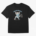 Lionel Meowssi Oversized T-Shirt Feel the Trophy Chase of FIFA World Cup 2026 for Fans of Messi and Argentina, France and Brazil, Bringing Sports Nostalgia, International Competition, Famous Players and Unforgettable Victories; Ideal for Fans Who