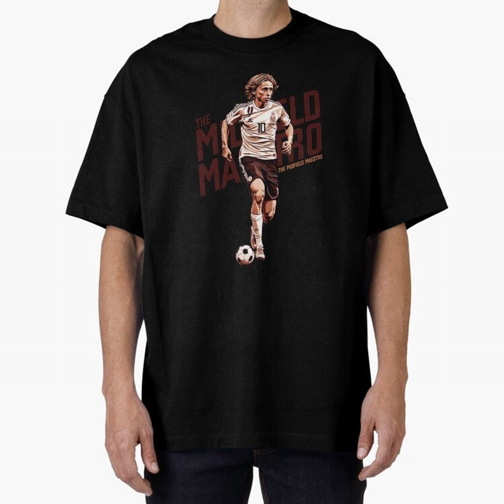 Luka - The Midfield Maestro Essential T-Shirt Show Love for Legendary Goals in Match Day Hype around FIFA World Cup 2026, Mbappe, England, Sports Nostalgia, International Competition, Famous Players and Unforgettable Victories; Perfect for People