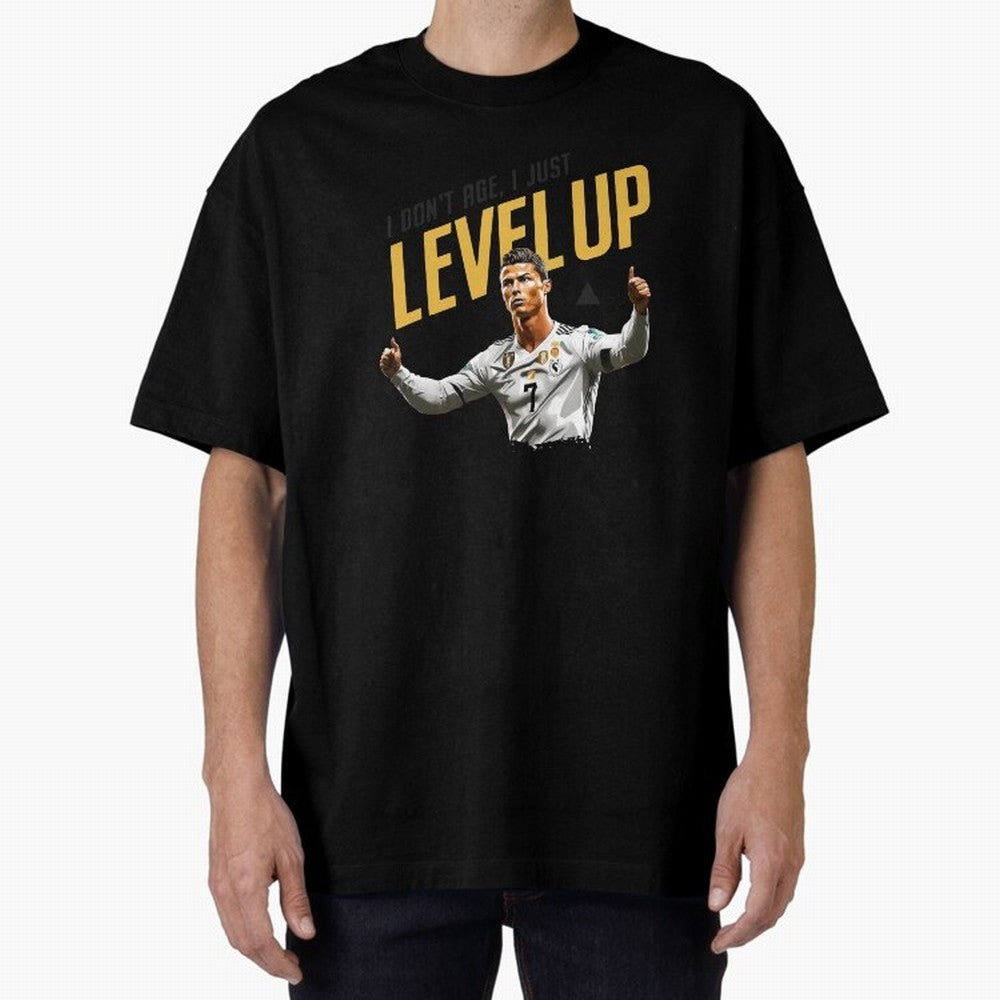 Cristiano Ronaldo Levels Up Essential T-Shirt Feel the Trophy Chase of Match Day Hype around FIFA World Cup 2026 Group Stage, Haaland, France, Football History, Final Match Energy, Crowd Noise and Once in a Lifetime Moments; Great for Watch