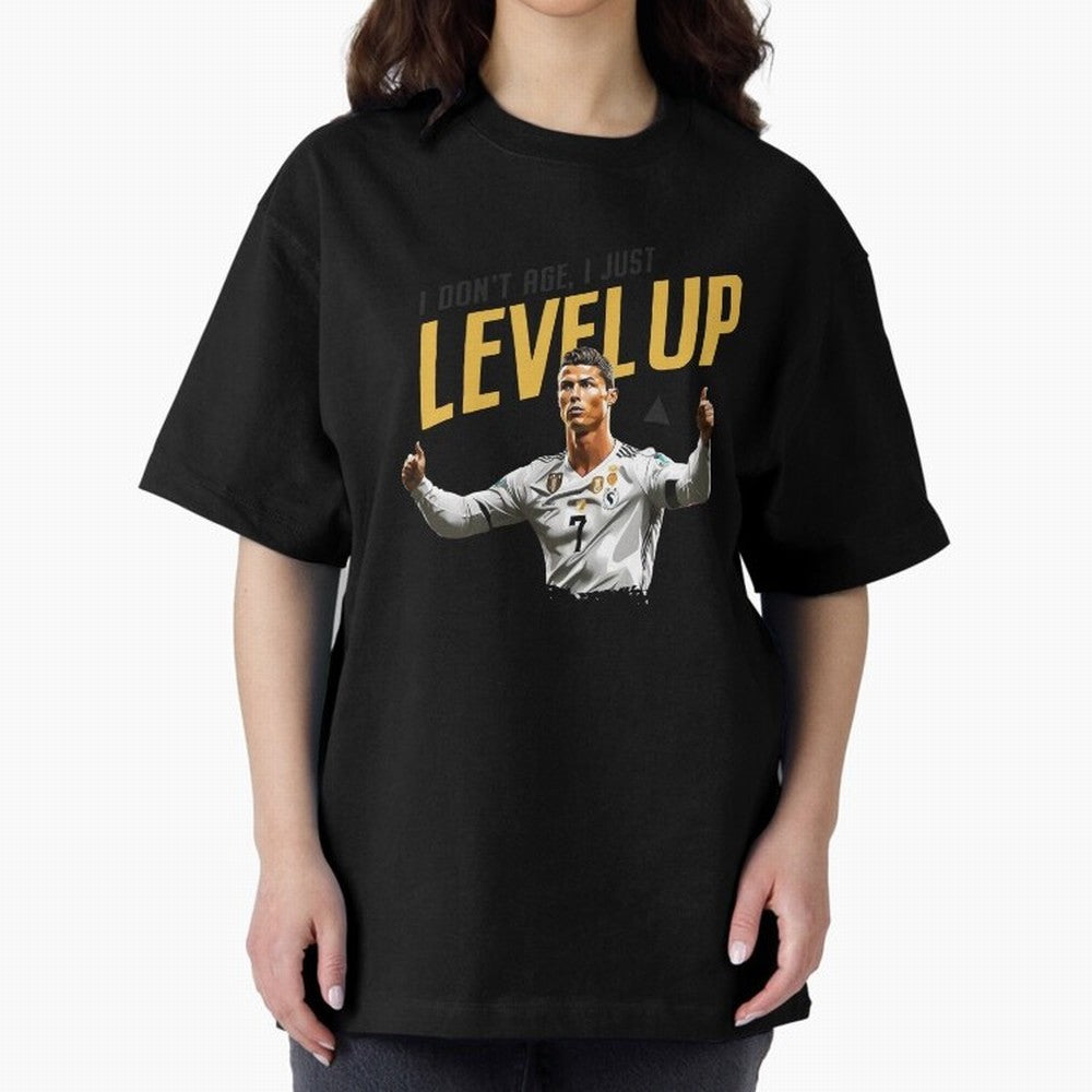 Cristiano Ronaldo Levels Up Essential T-Shirt Feel the Trophy Chase of Match Day Hype around FIFA World Cup 2026 Group Stage, Haaland, France, Football History, Final Match Energy, Crowd Noise and Once in a Lifetime Moments; Great for Watch