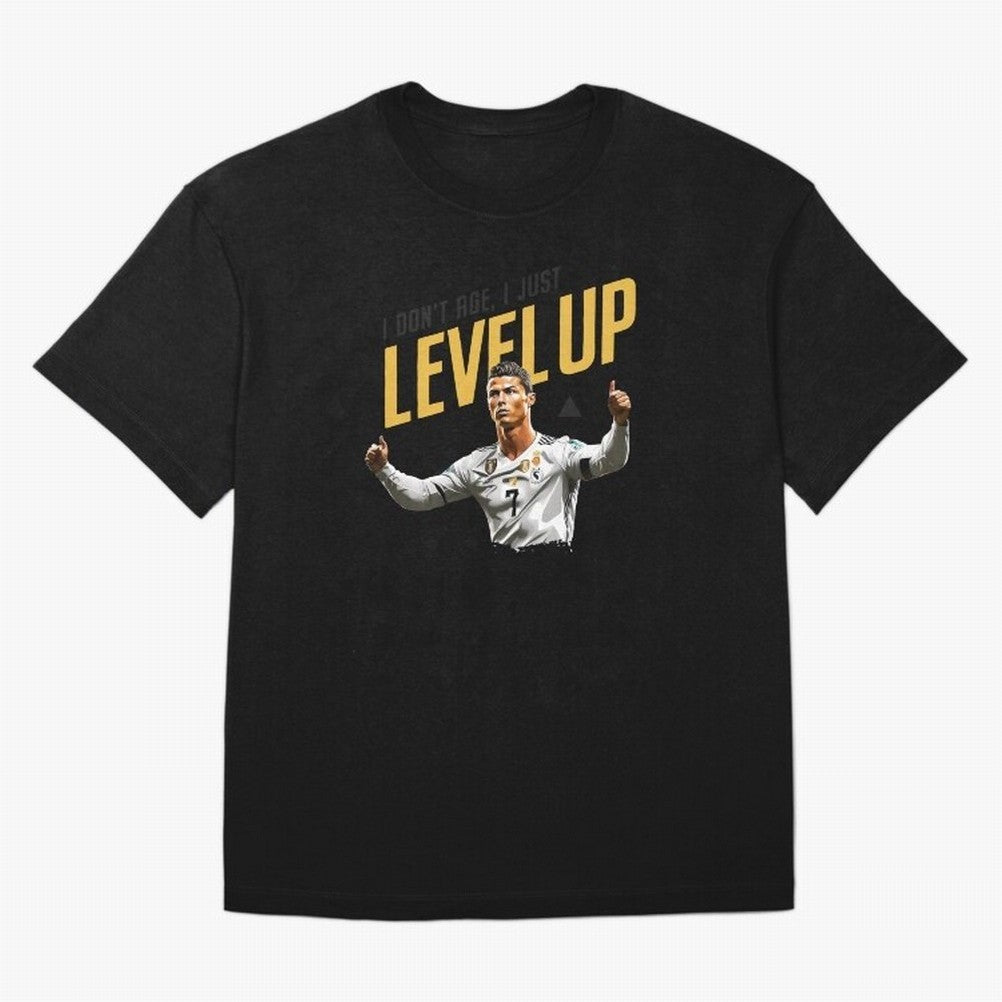 Cristiano Ronaldo Levels Up Essential T-Shirt Feel the Trophy Chase of Match Day Hype around FIFA World Cup 2026 Group Stage, Haaland, France, Football History, Final Match Energy, Crowd Noise and Once in a Lifetime Moments; Great for Watch
