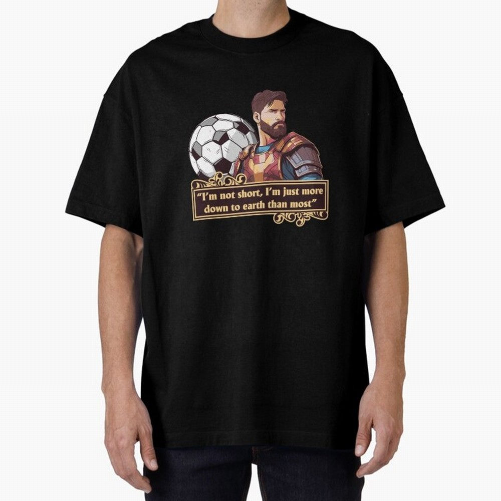 Messi Down To Earth Graphic Essential T-Shirt Back Your Heroes with FIFA World Cup 2026 Built around Cristiano Ronaldo, Haaland and CR7, Spain and Netherlands Energy, Match Day Excitement, Supporter Culture, Golden Goals and Global Football