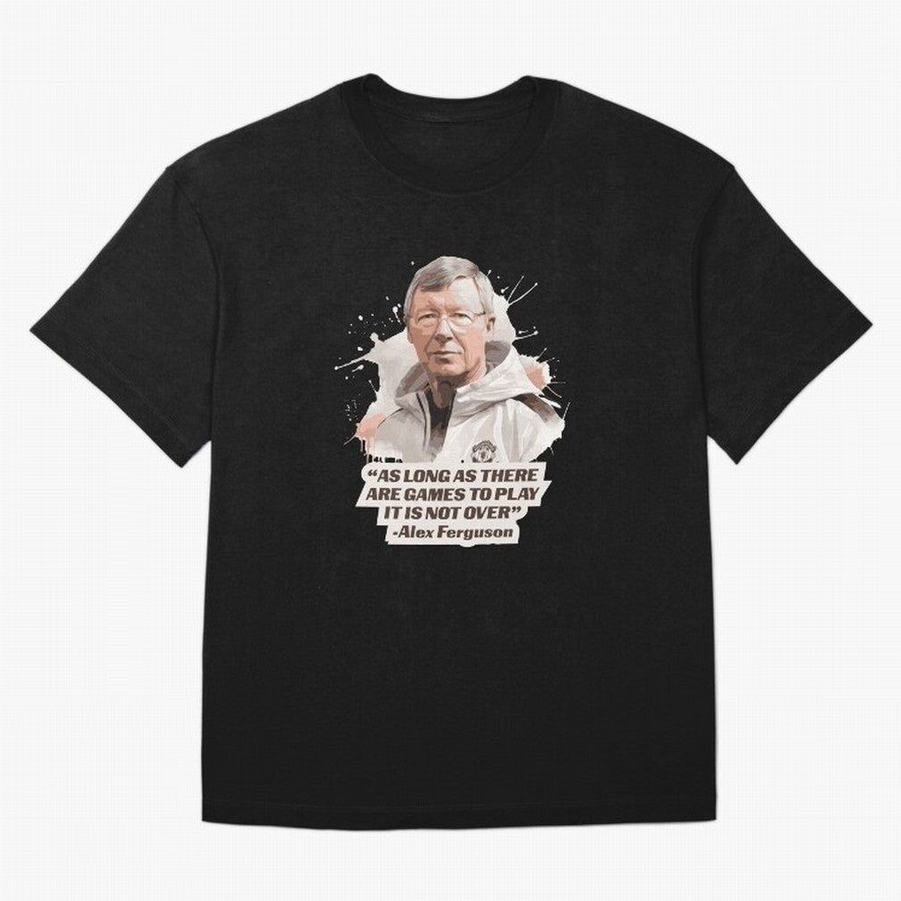 Sir Alex Ferguson - It Is Not Over Yet Essential T-Shirt Spotlight FIFA World Cup 2026 Group Stage with Haaland, Netherlands Energy, Retro Football Energy, Iconic Rivalries, Trophy Chase Drama and Stadium Atmosphere; Built for Supporters Chasing