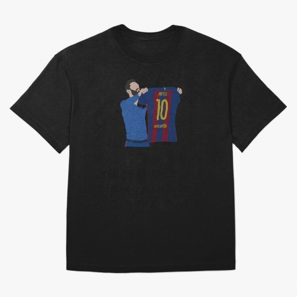 Lionel Messi | Barcelona legend Oversized T-Shirt Show Your Tournament Heart for Match Day Hype around FIFA World Cup 2026, CR7 and Messi, Brazil, Portugal and Argentina, Retro Football Energy, Iconic Rivalries, Trophy Chase Drama and Stadium