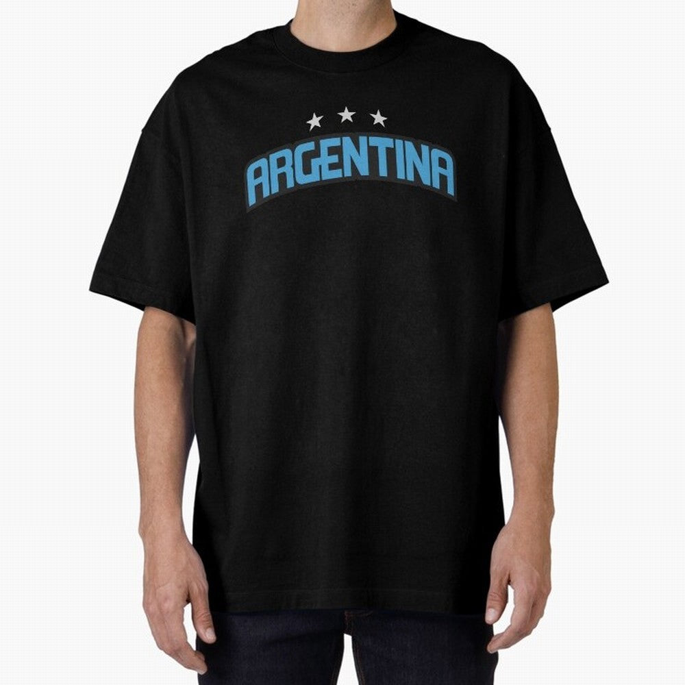 Argentina 3 Stars Classic T-Shirt Upgrade FIFA World Cup 2026 for Fans of Messi, CR7 and Mbappe and Spain, Bringing Retro Football Energy, Iconic Rivalries, Trophy Chase Drama and Stadium Atmosphere; Great for Supporters Who Love Legendary Players,