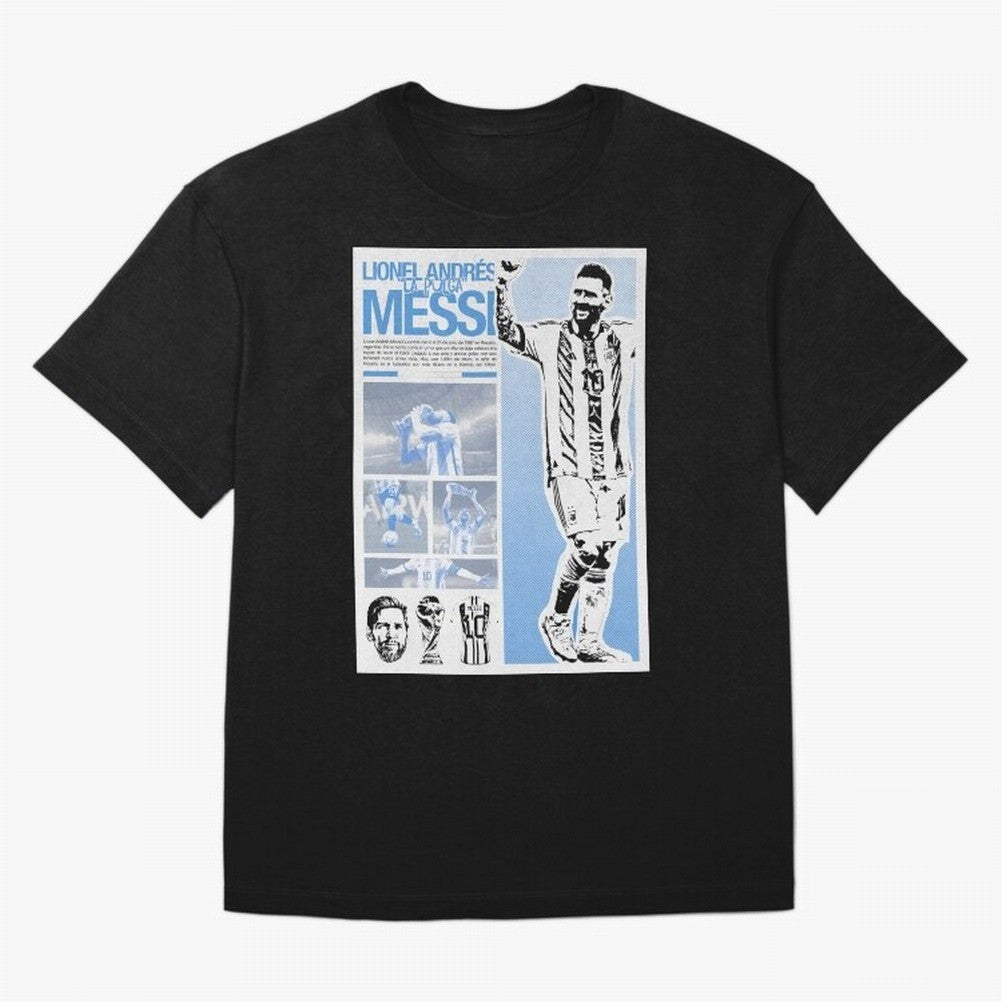 The Flea Lionel Messi Oversized T-Shirt Celebrate Supporters United by Global Football Passion for FIFA World Cup 2026 USA Canada Mexico, Celebrating Cristiano Ronaldo, Haaland and CR7, England and Germany, Tournament Hype, Historic Matchups,