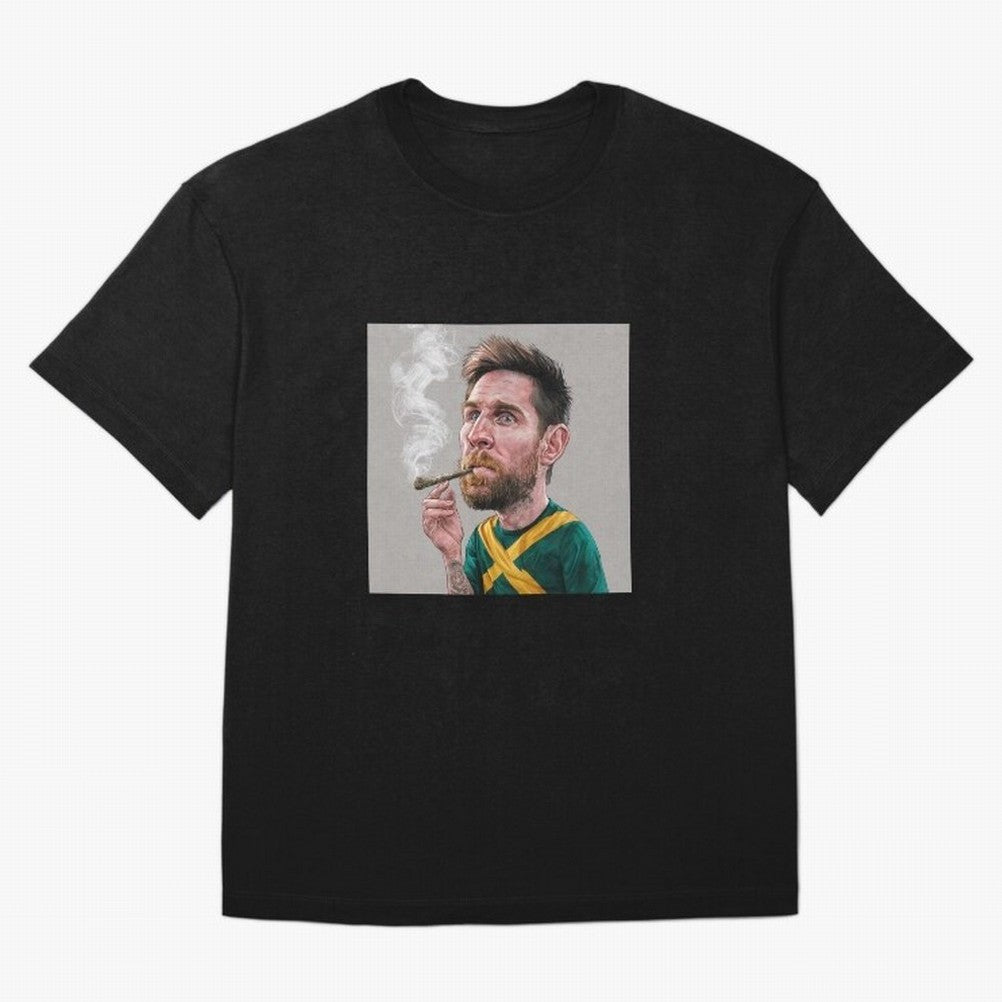 funny caricature of Lionel Messi Classic T-Shirt Create FIFA World Cup 2026 Group Stage Driven by Neymar, France Energy, Match Day Excitement, Supporter Culture, Golden Goals and Global Football Passion; Great for Supporters Who Love Legendary