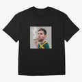 funny caricature of Lionel Messi Classic T-Shirt Create FIFA World Cup 2026 Group Stage Driven by Neymar, France Energy, Match Day Excitement, Supporter Culture, Golden Goals and Global Football Passion; Great for Supporters Who Love Legendary