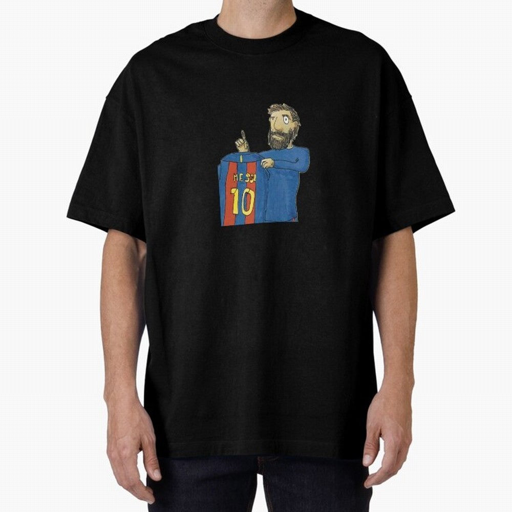 Lionel Messi and the magic shirt Oversized T-Shirt Spotlight Global Football Passion for FIFA World Cup 2026 Group Stage, with Messi, France, Supporter Pride, Iconic Celebrations, Legendary Names and Global Match Day Energy; Ideal for Passionate