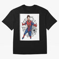 Lionel Messi Spider Oversized T-Shirt Live the Energy of Global Football Passion for FIFA World Cup 2026 USA Canada Mexico, Centered on Messi, Spain, Stadium Chants, National Pride, Trophy Dreams and Unforgettable Football Memories; Made for
