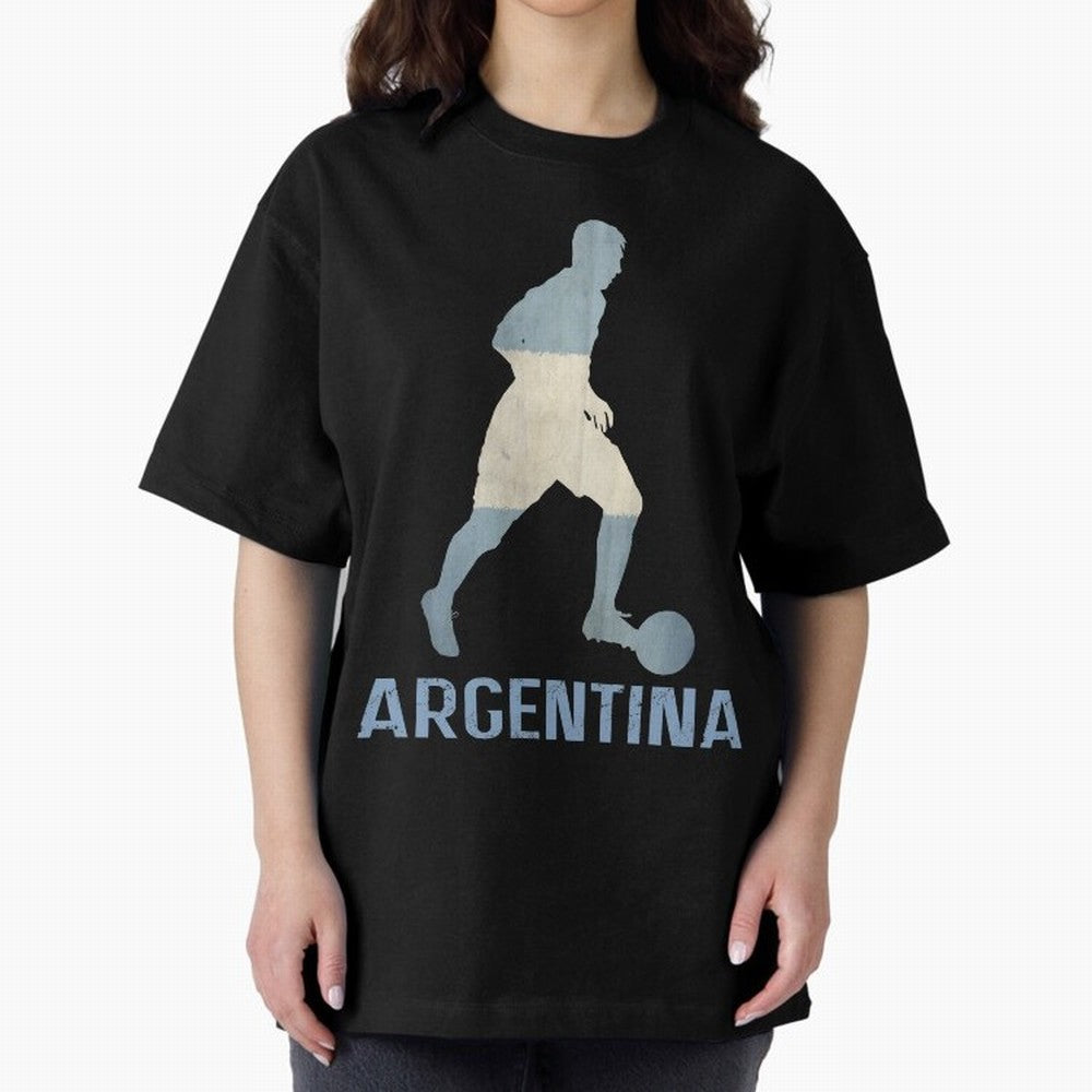 Argentina Essential T-Shirt Represent the Passion of FIFA World Cup 2026 USA Canada Mexico for Fans of Cristiano Ronaldo, Haaland and CR7 and Argentina and Brazil, Bringing Goal Celebration Energy, Supporter Heritage, Football Icons and Worldwide