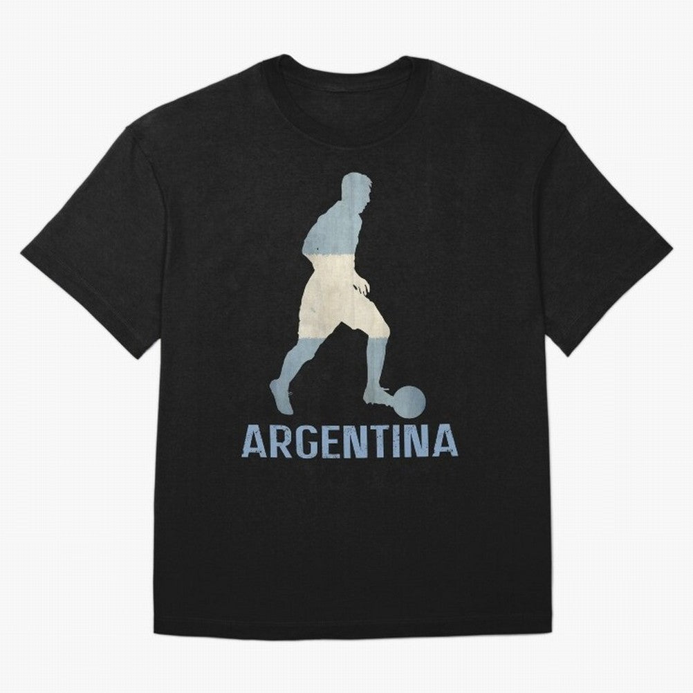 Argentina Essential T-Shirt Represent the Passion of FIFA World Cup 2026 USA Canada Mexico for Fans of Cristiano Ronaldo, Haaland and CR7 and Argentina and Brazil, Bringing Goal Celebration Energy, Supporter Heritage, Football Icons and Worldwide