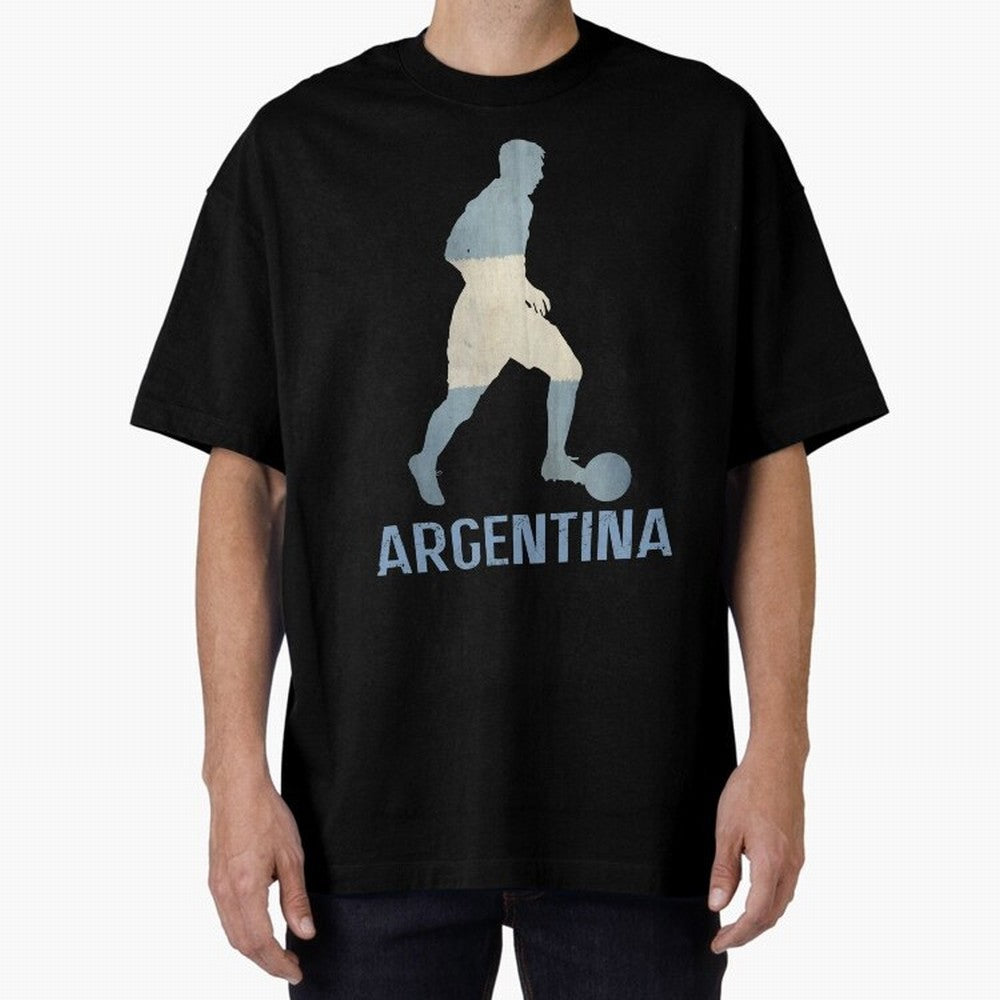 Argentina Essential T-Shirt Represent the Passion of FIFA World Cup 2026 USA Canada Mexico for Fans of Cristiano Ronaldo, Haaland and CR7 and Argentina and Brazil, Bringing Goal Celebration Energy, Supporter Heritage, Football Icons and Worldwide
