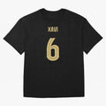 Xavi 6 Barcelona Oversized T-Shirt Bring Trophy Dreams to Global Football Passion for FIFA World Cup 2026, Filled with Cristiano Ronaldo, Haaland and CR7, Germany, Sports Nostalgia, International Competition, Famous Players and Unforgettable