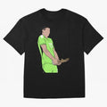 Emiliano Martinez Funny Celebration Classic T-Shirt Feel the Trophy Chase of Global Football Passion for FIFA World Cup 2026, Filled with Haaland and Mbappe, Spain, Stadium Chants, National Pride, Trophy Dreams and Unforgettable Football Memories;