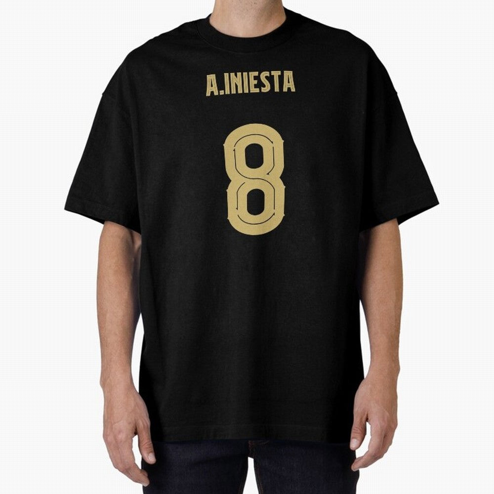 Iniesta Barcelona 8 Classic T-Shirt Back the Journey through Match Day Hype around FIFA World Cup 2026, Mbappe and Neymar, Spain, Retro Football Energy, Iconic Rivalries, Trophy Chase Drama and Stadium Atmosphere; Made for Die Hard Supporters,