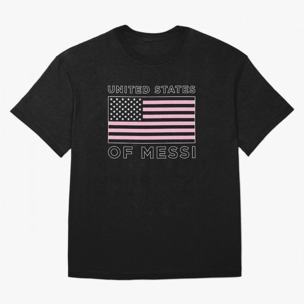 United States of Messi Premium T-Shirt Carry National Pride through the FIFA World Cup 2026 Journey through Cristiano Ronaldo Highlights, Brazil, Portugal and Argentina Pride, Goal Celebration Energy, Supporter Heritage, Football Icons and