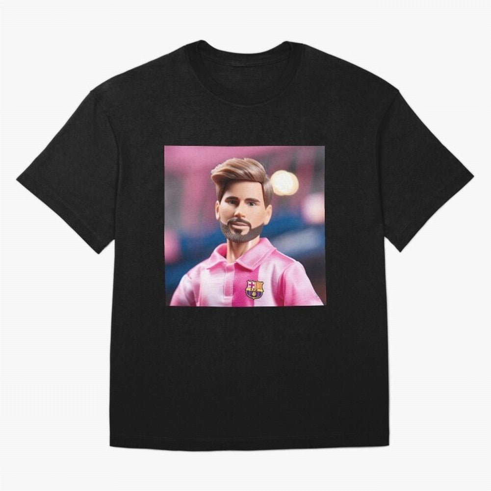 If Messi were a Barbie doll... Premium T-Shirt Celebrate the Magic of FIFA World Cup 2026 Group Stage Spirit, Made for Brazil, Portugal and Argentina, Messi, Neymar and Mbappe, Stadium Memories, Football Loyalty, International Chants and