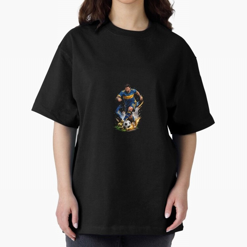 Messi Footballer Premium T-Shirt Follow the Final Road of FIFA World Cup 2026 USA Canada Mexico Built around Neymar, France Energy, Retro Football Energy, Iconic Rivalries, Trophy Chase Drama and Stadium Atmosphere; Ideal for Passionate Fans Who