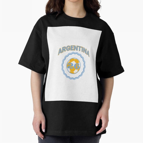 Argentina 2026 world cup soccer badge Graphic T-Shirt Join Supporters Worldwide for Match Day Hype around FIFA World Cup 2026 USA Canada Mexico, Mbappe, Argentina and Brazil, Classic Soccer Heritage, Championship Pressure, Fan Loyalty and