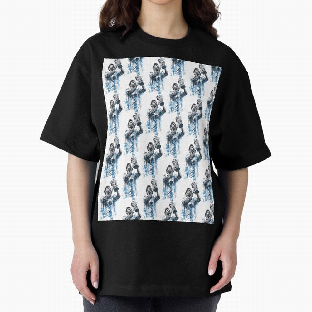 Lionel Messi Graphic T-Shirt Carry the Dream of FIFA World Cup 2026 Group Stage Spirit, with Germany, Neymar, Championship Spirit, Famous Goals, Roaring Crowds and International Football Unity; Ideal for Football Dads, Football Moms, Friends,