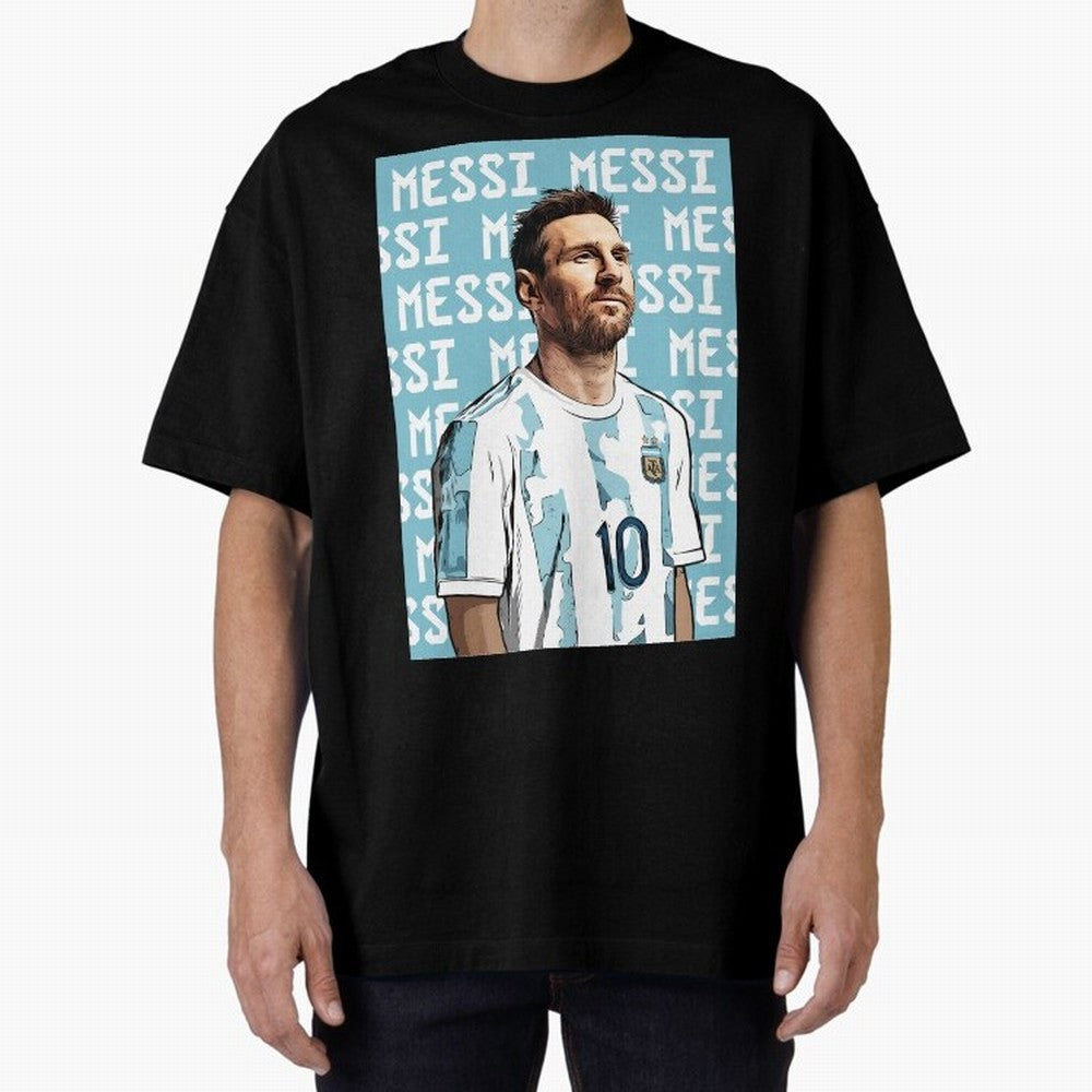 Lionel Messi Premium T-Shirt Relive FIFA World Cup 2026 Group Stage Connected to Neymar, Haaland and Cristiano Ronaldo, England Energy, Supporter Pride, Iconic Celebrations, Legendary Names and Global Match Day Energy; Great for Watch Parties,