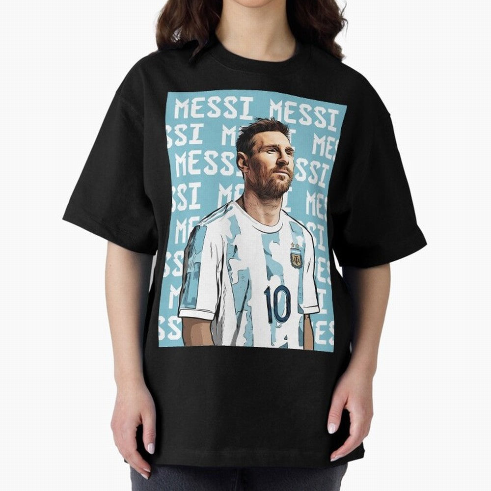 Lionel Messi Premium T-Shirt Relive FIFA World Cup 2026 Group Stage Connected to Neymar, Haaland and Cristiano Ronaldo, England Energy, Supporter Pride, Iconic Celebrations, Legendary Names and Global Match Day Energy; Great for Watch Parties,