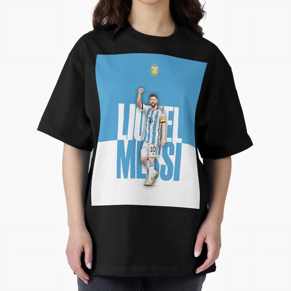 Lionel Messi - Iconic Soccer Legend Graphic T-Shirt Carry National Pride through Match Day Hype around FIFA World Cup 2026, Messi, England, Football History, Final Match Energy, Crowd Noise and Once in a Lifetime Moments; Built for Supporters