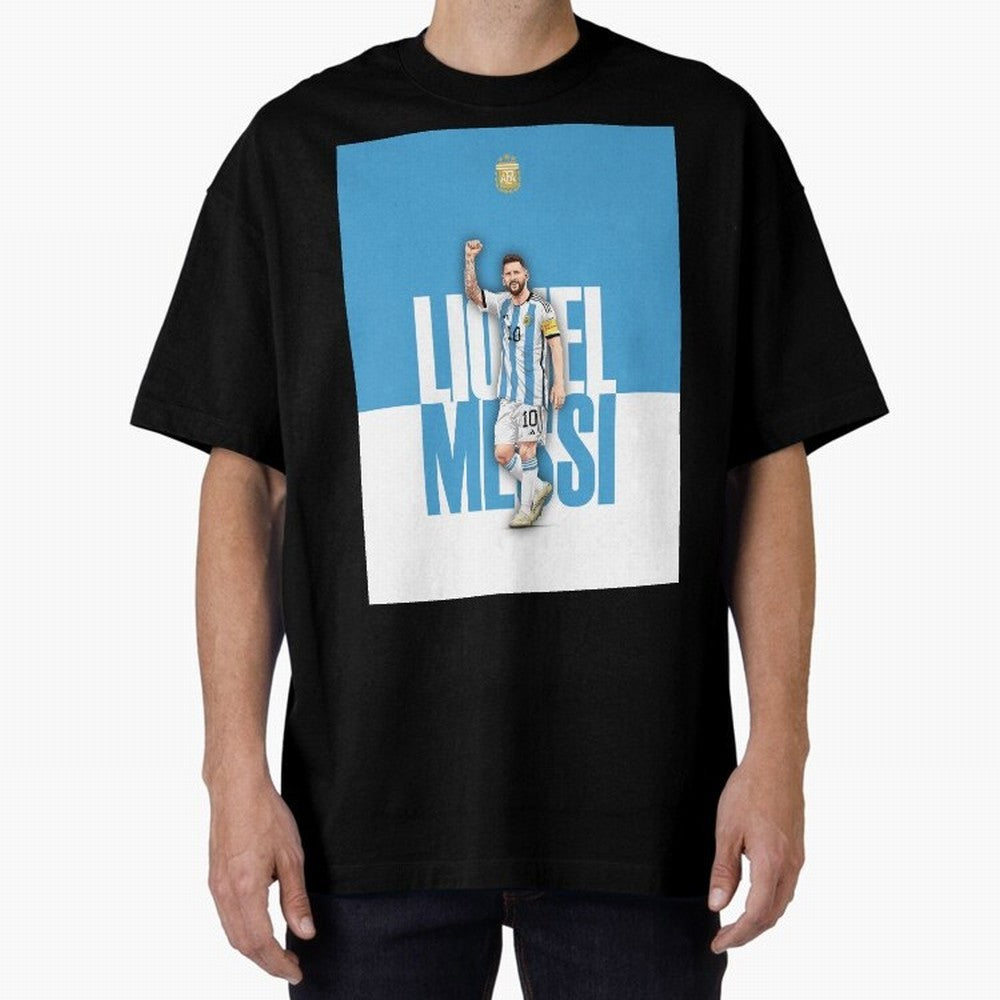 Lionel Messi - Iconic Soccer Legend Graphic T-Shirt Carry National Pride through Match Day Hype around FIFA World Cup 2026, Messi, England, Football History, Final Match Energy, Crowd Noise and Once in a Lifetime Moments; Built for Supporters