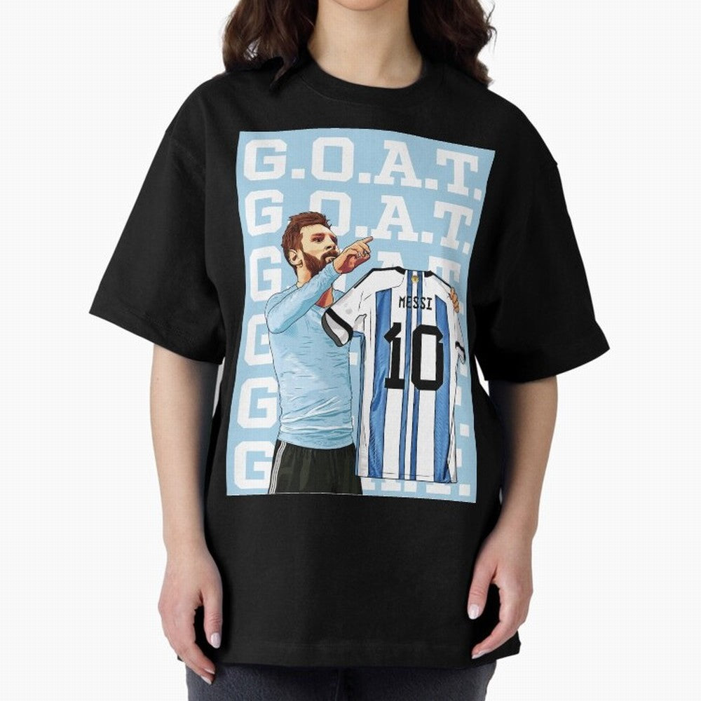 Lionel Messi Goat Premium T-Shirt Celebrate the Next Chapter of FIFA World Cup 2026 Group Stage Spirit, with Germany, Messi, Neymar and Mbappe, Champion Mindset, Group Stage Buzz, Knockout Tension and Passionate Fan Culture; Made for Collectors Who