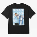 Lionel Messi Goat Premium T-Shirt Celebrate the Next Chapter of FIFA World Cup 2026 Group Stage Spirit, with Germany, Messi, Neymar and Mbappe, Champion Mindset, Group Stage Buzz, Knockout Tension and Passionate Fan Culture; Made for Collectors Who