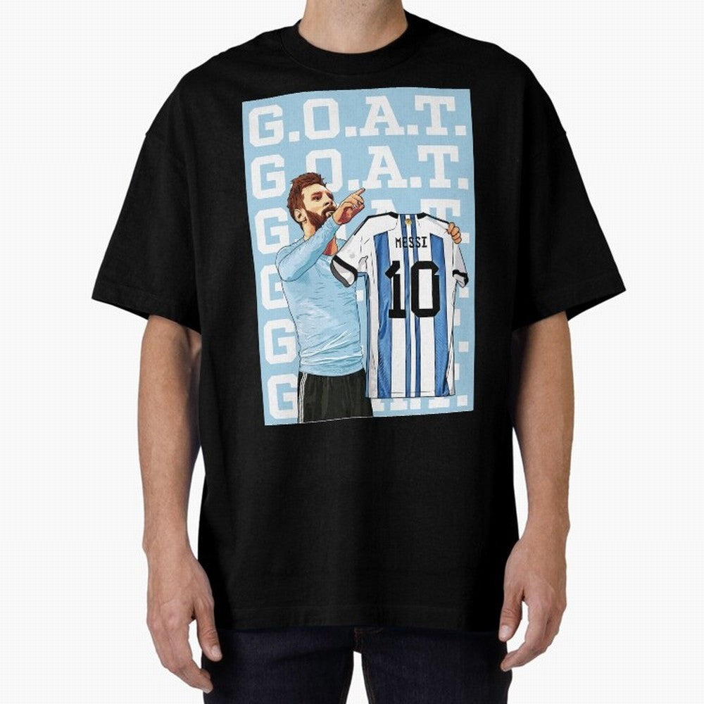 Lionel Messi Goat Premium T-Shirt Celebrate the Next Chapter of FIFA World Cup 2026 Group Stage Spirit, with Germany, Messi, Neymar and Mbappe, Champion Mindset, Group Stage Buzz, Knockout Tension and Passionate Fan Culture; Made for Collectors Who