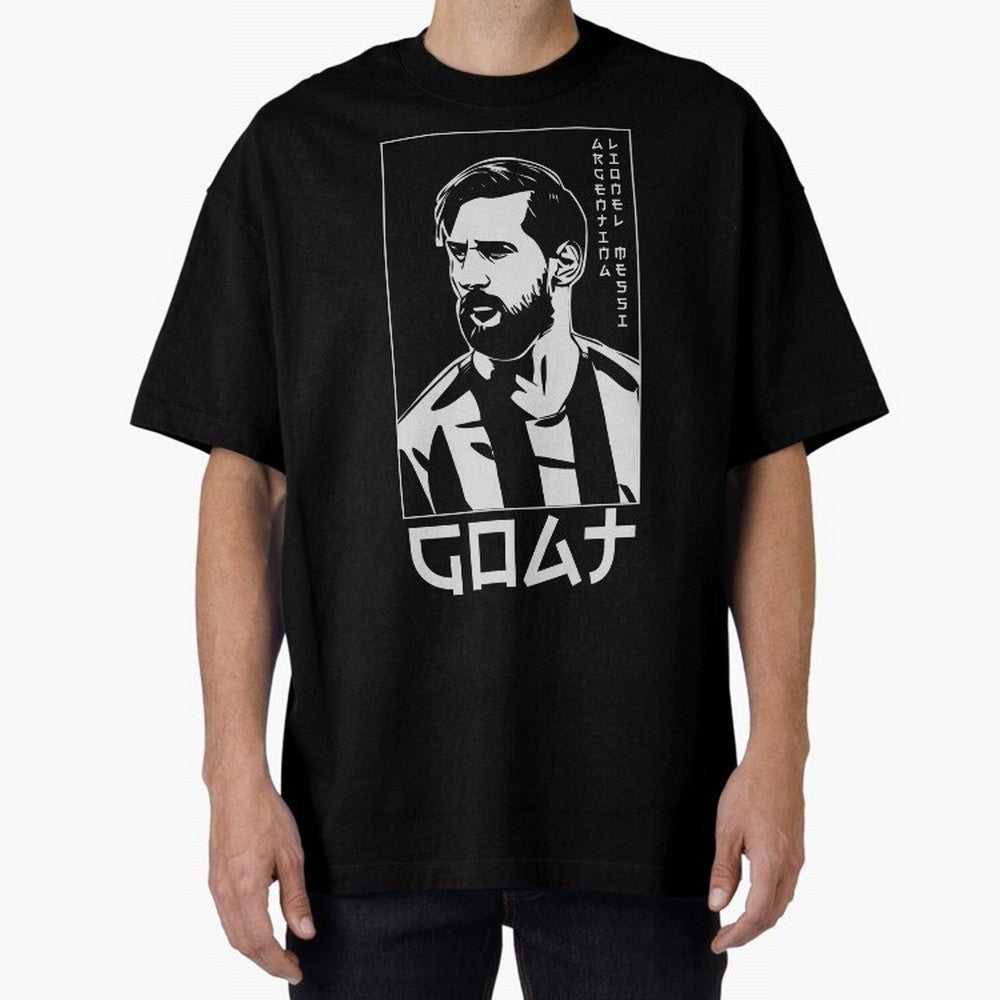 Lionel Messi Japanese Style Portrait art illustration Premium T-Shirt Celebrate the Next Chapter of FIFA World Cup 2026 USA Canada Mexico Spirit, Capturing Argentina, Messi and Cristiano Ronaldo, Champion Mindset, Group Stage Buzz, Knockout Tension