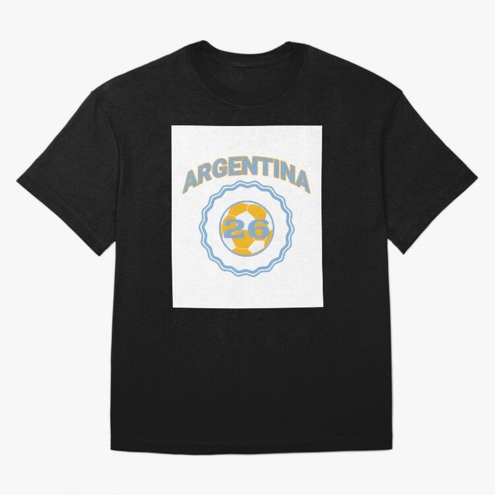 Argentina 2026 world cup soccer badge Premium T-Shirt Support Iconic Players in FIFA World Cup 2026 Group Stage for Fans of Cristiano Ronaldo, Haaland and CR7 and Spain, Bringing Fan Favorite Moments, National Team Passion, Big Match Drama and