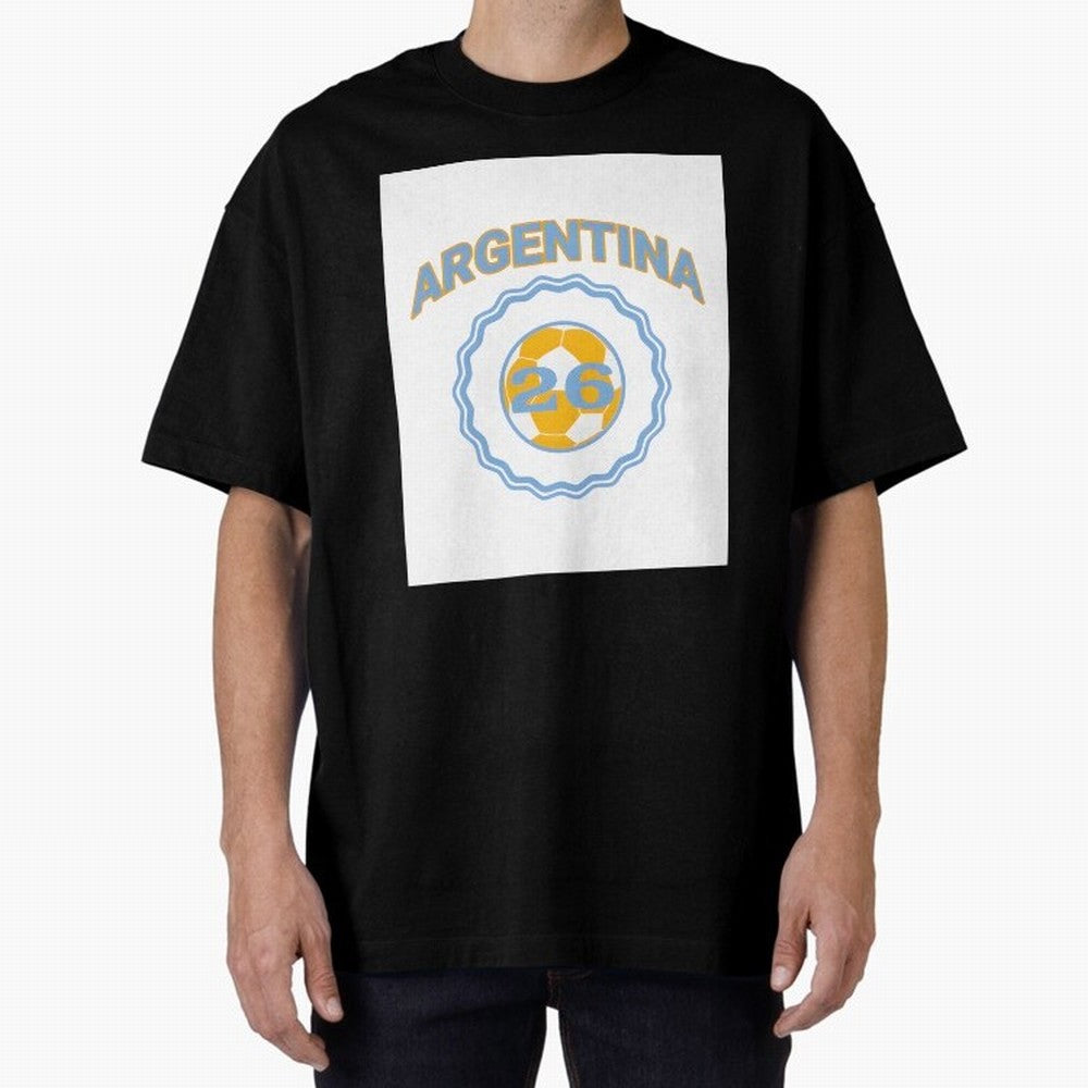 Argentina 2026 world cup soccer badge Premium T-Shirt Support Iconic Players in FIFA World Cup 2026 Group Stage for Fans of Cristiano Ronaldo, Haaland and CR7 and Spain, Bringing Fan Favorite Moments, National Team Passion, Big Match Drama and