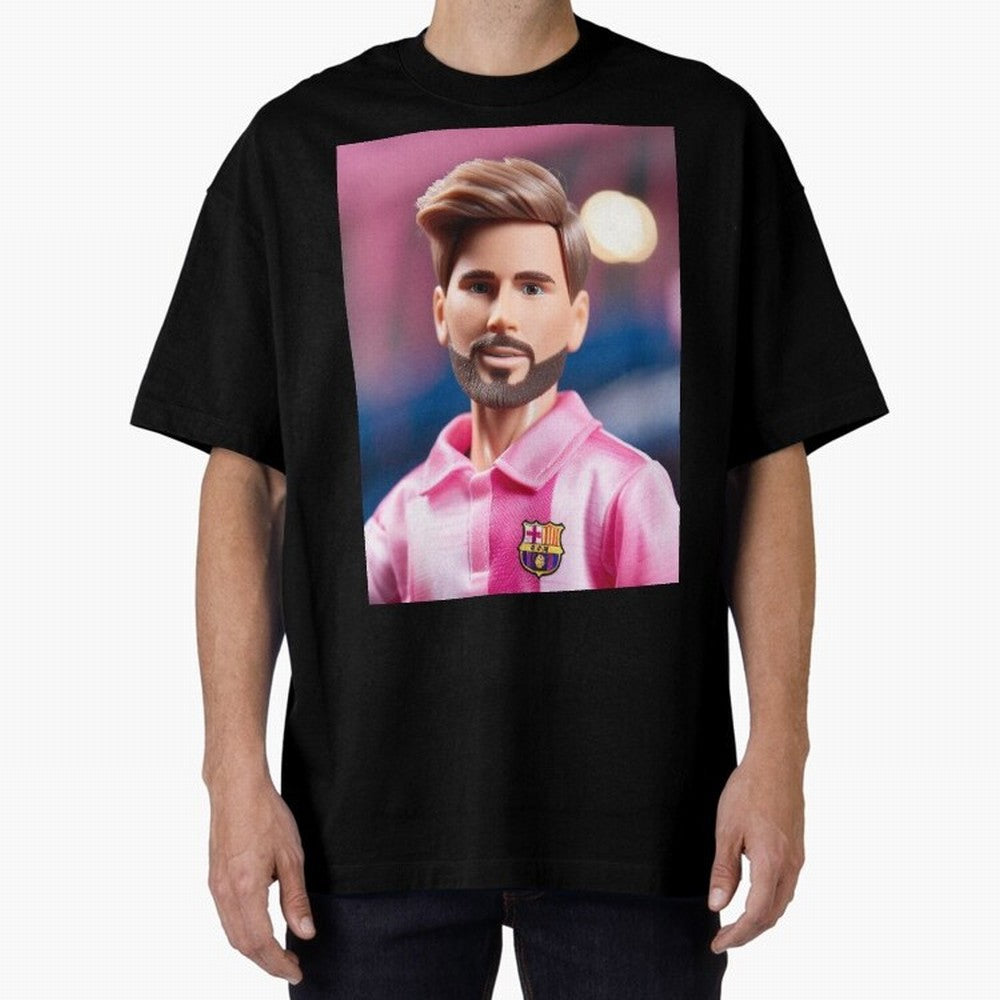 If Messi were a Barbie doll... Graphic T-Shirt Honor Match Day Hype around FIFA World Cup 2026 USA Canada Mexico, CR7, France, Retro Football Energy, Iconic Rivalries, Trophy Chase Drama and Stadium Atmosphere; Perfect for Fans, Collectors, Family