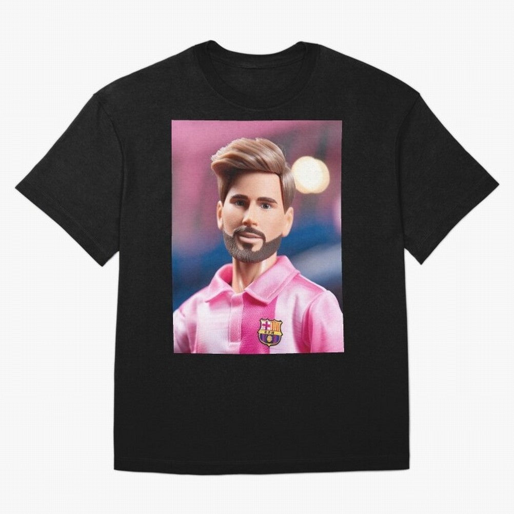 If Messi were a Barbie doll... Graphic T-Shirt Honor Match Day Hype around FIFA World Cup 2026 USA Canada Mexico, CR7, France, Retro Football Energy, Iconic Rivalries, Trophy Chase Drama and Stadium Atmosphere; Perfect for Fans, Collectors, Family