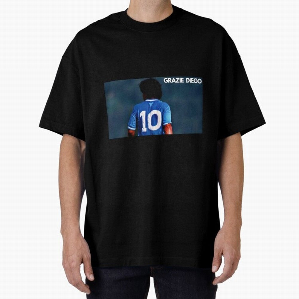 GRAZIE DIEGO! Classic T-Shirt Bring a Vintage Feel to FIFA World Cup 2026 Featuring Messi, Neymar and Mbappe, Netherlands Energy, Football Festival Excitement, Trophy Ambitions, Country Rivalries and Star Player Buzz; Made for Collectors Who Enjoy