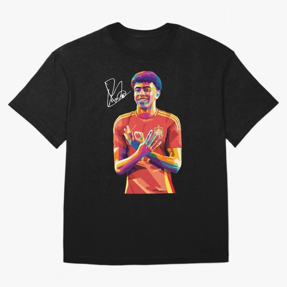 Lamine Yamal Wpap Pop Art Classic T-Shirt Keep Football History Alive during FIFA World Cup 2026 Group Stage Built around Mbappe and Neymar, Argentina, France and Brazil Energy, Retro Football Energy, Iconic Rivalries, Trophy Chase Drama and
