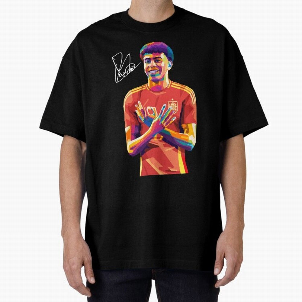 Lamine Yamal Wpap Pop Art Classic T-Shirt Keep Football History Alive during FIFA World Cup 2026 Group Stage Built around Mbappe and Neymar, Argentina, France and Brazil Energy, Retro Football Energy, Iconic Rivalries, Trophy Chase Drama and