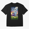 Messi 10 & Mate Magic ¨C The Soul of Argentine Football - Argentina Football Mate Mascot - Messi 10 Soccer Fan Art Oversized T-Shirt Refresh the FIFA World Cup 2026 USA Canada Mexico Journey through Neymar Highlights, Spain Pride, Supporter Pride,